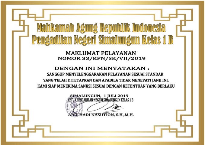 maklumat pelayanan