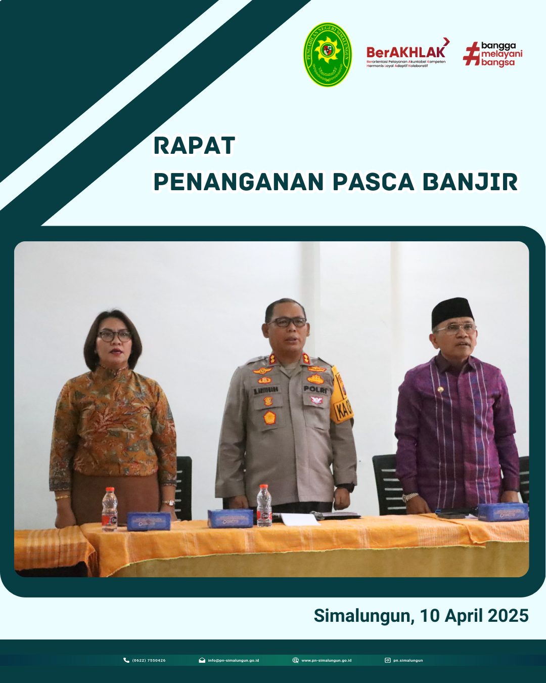 Rapat Penanganan Paska Banjir