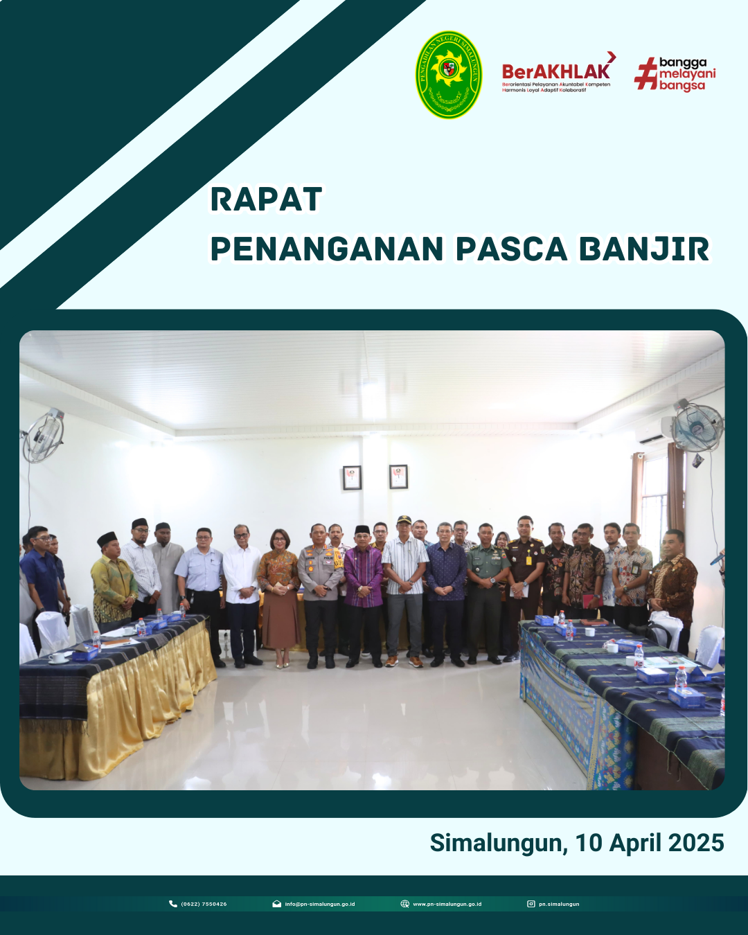 Rapat Penanganan Paska Banjir Rapat Penanganan Paska Banjir