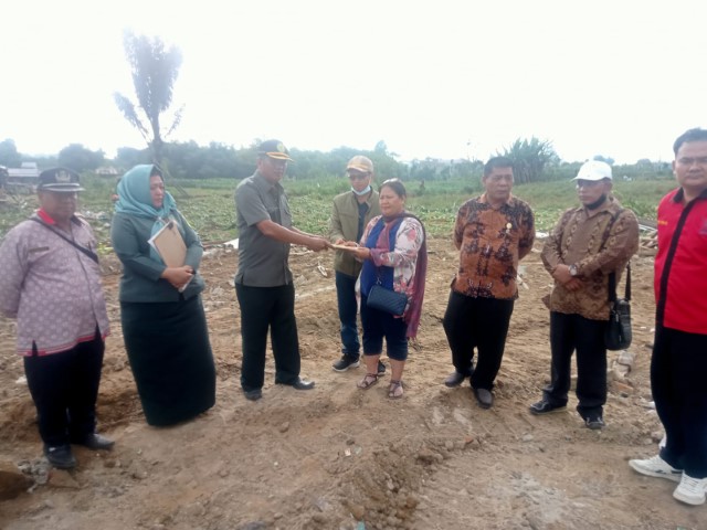 Pengadilan Negeri Simalungun Melaksanakan Eksekusi di Kel. Saribudolok, Kec. Silimakuta, Kab. Simalungun