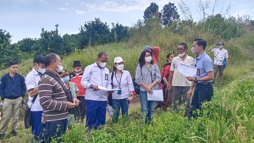 Pengadilan Negeri Simalungun Melakukan Pemeriksaan Setempat di Tigarunggu, Nagori Urung Pane, Kec. Purba, Kabupaten Simalungun