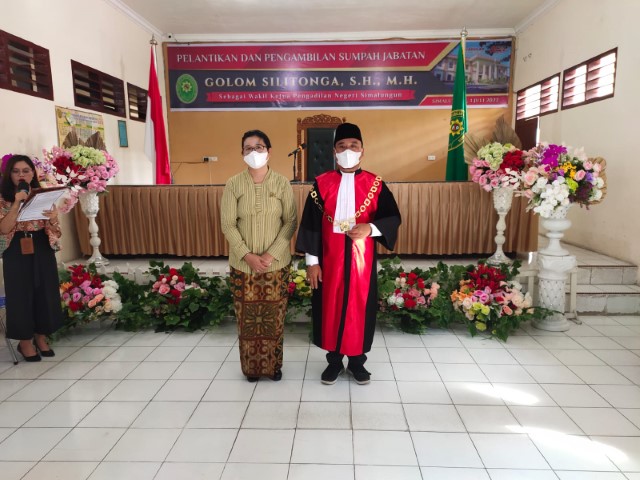 Pengambilan Sumpah Jabatan dan Pelantikan Wakil Ketua Pengadilan Negeri Simalungun Pengambilan Sumpah Jabatan dan Pelantikan Wakil Ketua Pengadilan Negeri Simalungun