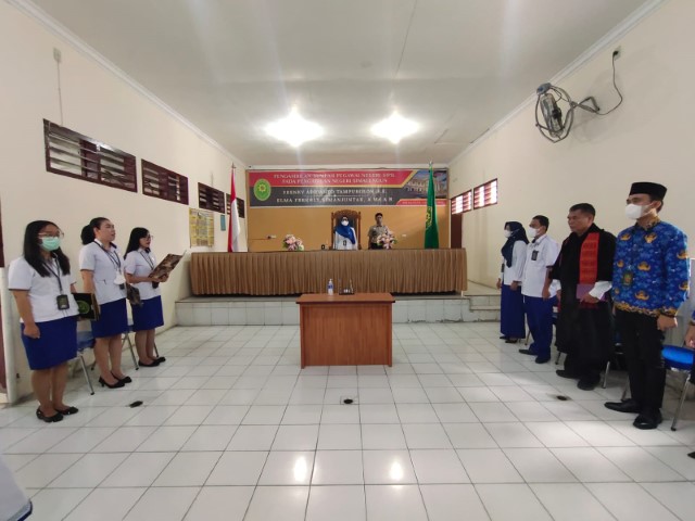 Pengambilan Sumpah Calon Pegawai Negeri Sipil Menjadi Pegawai Negeri Sipil