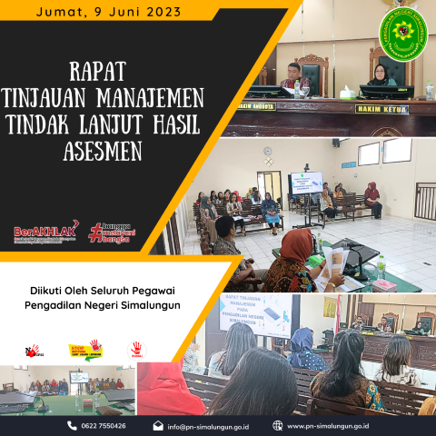 Rapat Tinjauan Manajemen pada Pengadilan Negeri Simalungun Rapat Tinjauan Manajemen pada Pengadilan Negeri Simalungun