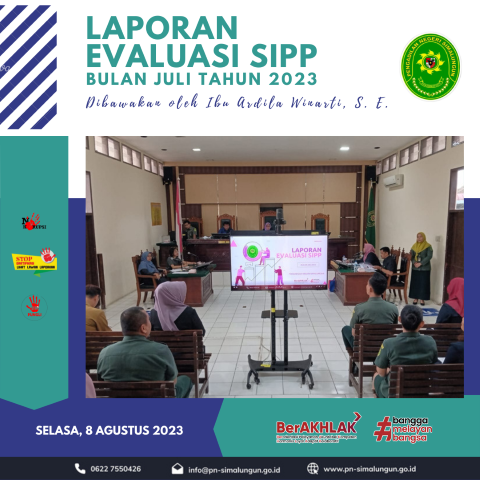 Rapat Pleno Bulanan Periode Agustus 2023 Rapat Pleno Bulanan Periode Agustus 2023