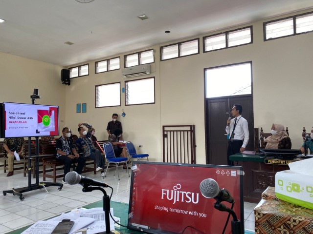Sosialisasi Nilai Dasar ASN 