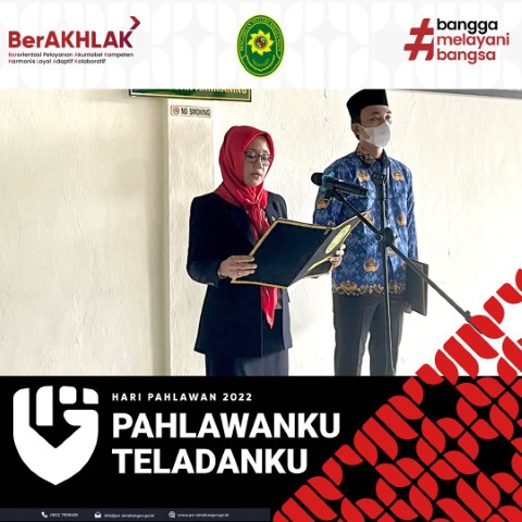 Upacara Peringatan Hari Pahlawan Tahun 2022 di Pengadilan Negeri Simalungun Upacara Peringatan Hari Pahlawan Tahun 2022 di Pengadilan Negeri Simalungun