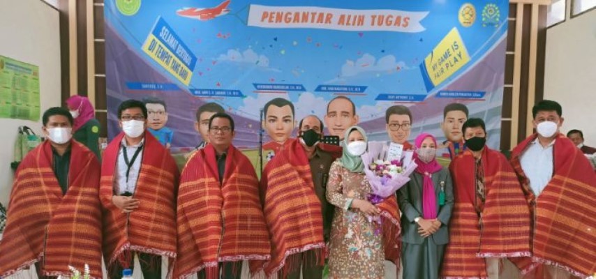 Pengantar Alih Tugas Hakim dan Pegawai Pengadilan Negeri Simalungun tetap Jaga ProKes