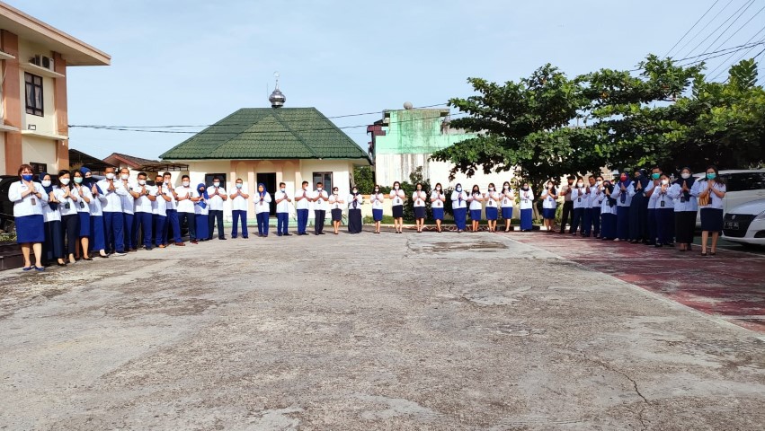Kegiatan Apel Pagi Selepas Idul Fitri 1443 H