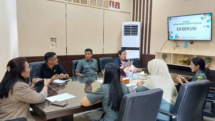 Rapat Monitoring dan Evaluasi Eksekusi Rapat Monitoring dan Evaluasi Eksekusi