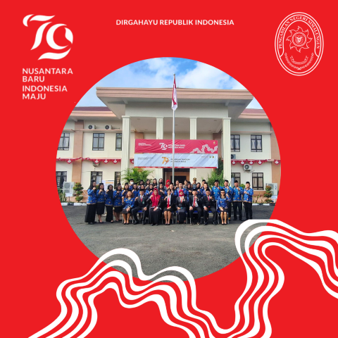 Upacara HUT RI Ke-79 di Pengadilan Negeri Simalungun Upacara HUT RI Ke-79 di Pengadilan Negeri Simalungun