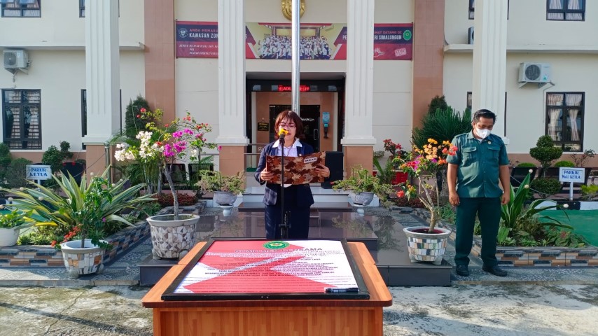 Pembacaan dan Penandatanganan Komitmen Bersama Tahun 2022