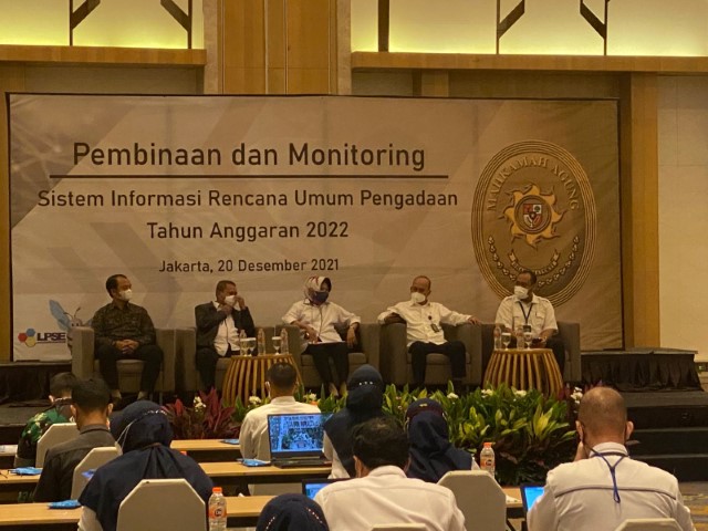 Pengadilan Negeri Simalungun Mengikuti Acara Monev SIRUP TA 2022 di Jakarta