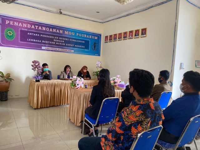 Penandatanganan MOU Posbakum Penandatanganan MOU Posbakum
