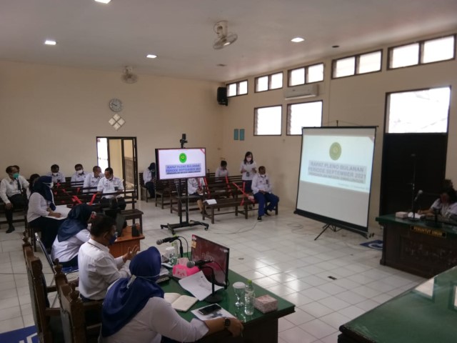 Rapat Pleno Bulanan Periode September 2021