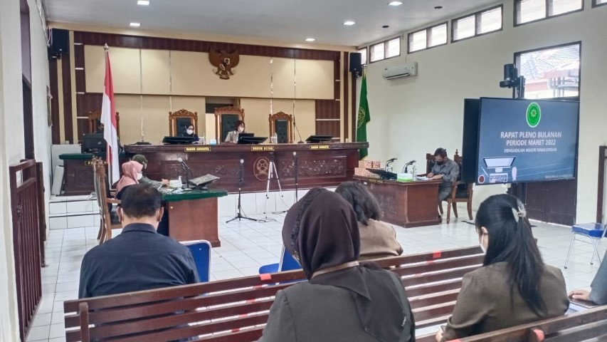 Rapat Pleno Bulanan Periode Maret 2022 Rapat Pleno Bulanan Periode Maret 2022