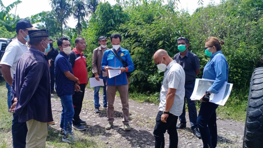 Pengadilan Negeri Simalungun Melakukan Pemeriksaan Setempat di Saribu Jandi Kabupaten Simalungun