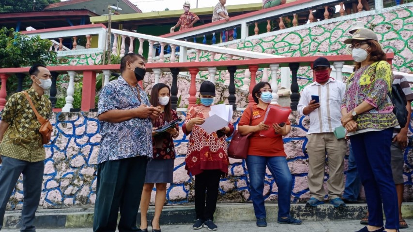 Pengadilan Negeri Simalungun Melakukan Pemeriksaan Setempat di Tiga Rihit, Kecamatan Girsang Sipangan Bolon Kabupaten Simalungun