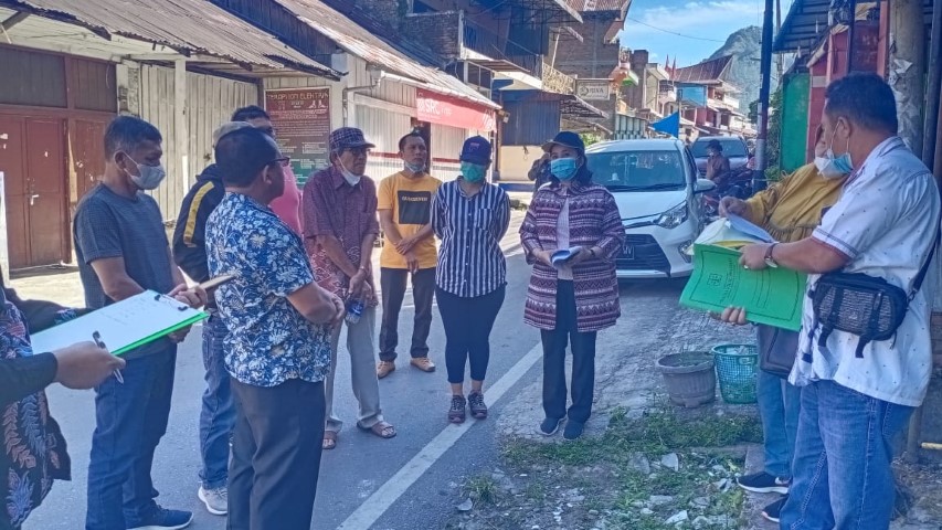 Pengadilan Negeri Simalungun Melakukan Pemeriksaan Setempat di Parapat Kabupaten Simalungun