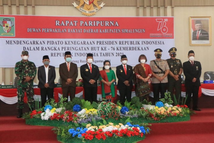 Ketua Pengadilan Negeri Simalungun Menghadiri Rapat Paripurna DPRD Kabupaten Simalungun
