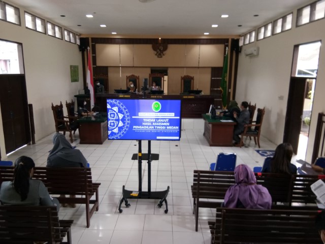 Rapat Tinjauan Manajemen tentang Tindak Lanjut Hasil Assesmen Pengadilan Tinggi Medan