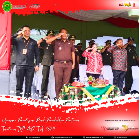 Upacara Penutupan Prodi Pendidikan Pertama Tantama TNI AD TA. 2024