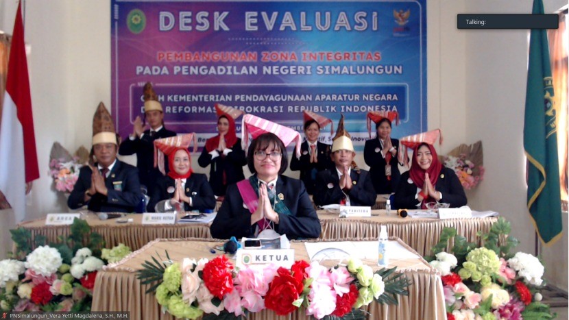 Desk Evaluasi Pembangunan Zona Integritas pada Pengadilan Negeri Simalungun